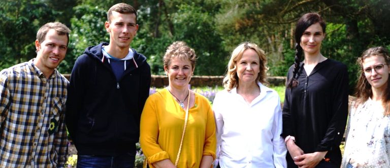 Steffi Lemke MdB im Heidegarten Gommern